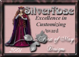 First Of May Designs Silver Rose Award